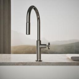 BilletE Pull-down kitchen sink faucet with two-function sprayhead - image 5