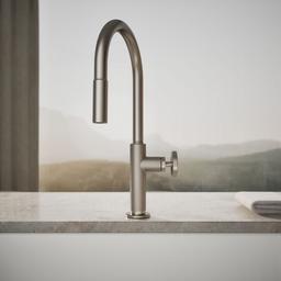 BilletE Pull-down kitchen sink faucet with two-function sprayhead - image 5