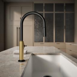 BilletE Touchless pull-down kitchen sink faucet with two-function sprayhead - image 7