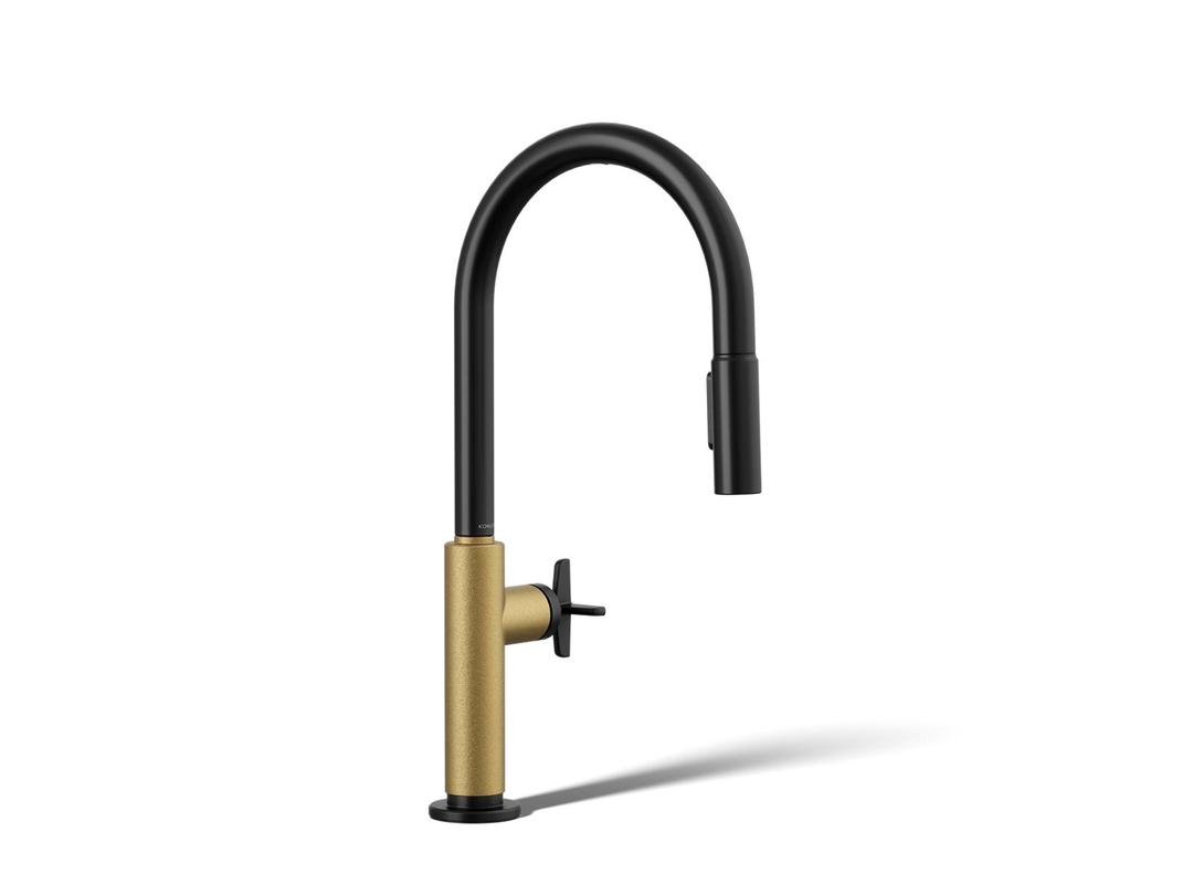 BilletE Touchless pull-down kitchen sink faucet with two-function sprayhead by Kohler