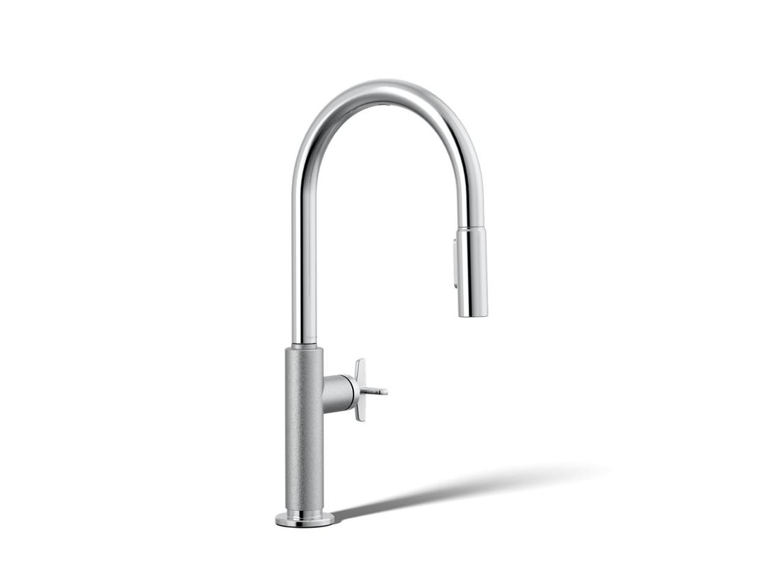 BilletE Touchless pull-down kitchen sink faucet with two-function sprayhead by Kohler