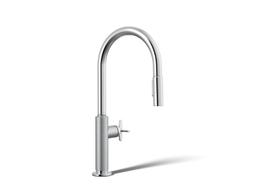 BilletE Touchless pull-down kitchen sink faucet with two-function sprayhead - image 1