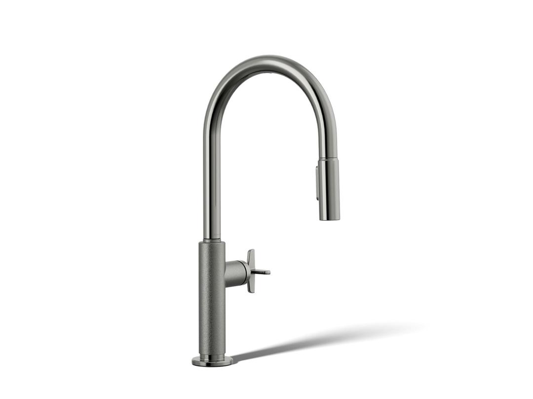 BilletE Touchless pull-down kitchen sink faucet with two-function sprayhead by Kohler