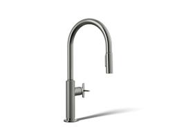 BilletE Touchless pull-down kitchen sink faucet with two-function sprayhead - image 1