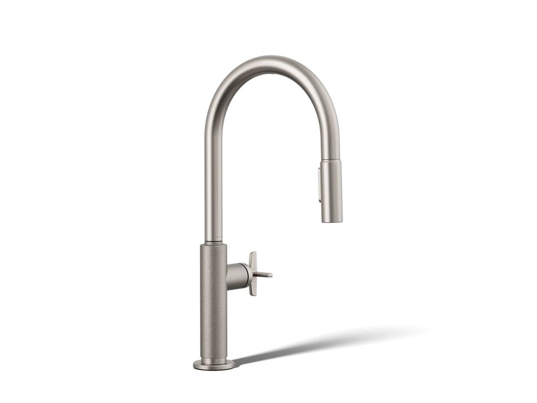 BilletE Touchless pull-down kitchen sink faucet with two-function sprayhead by Kohler