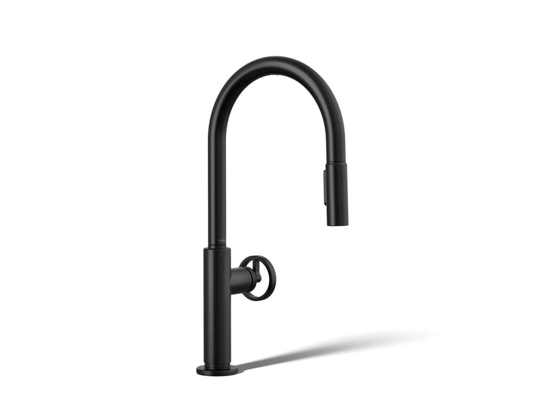 BilletE Touchless pull-down kitchen sink faucet with two-function sprayhead by Kohler