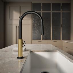 BilletE Touchless pull-down kitchen sink faucet with two-function sprayhead - image 7