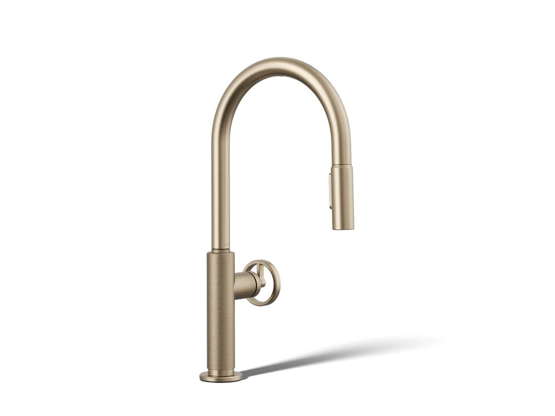 BilletE Touchless pull-down kitchen sink faucet with two-function sprayhead by Kohler