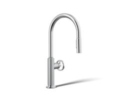 BilletE Touchless pull-down kitchen sink faucet with two-function sprayhead - image 1