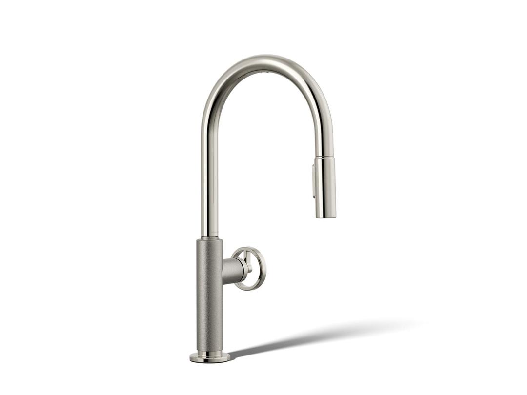 BilletE Touchless pull-down kitchen sink faucet with two-function sprayhead by Kohler