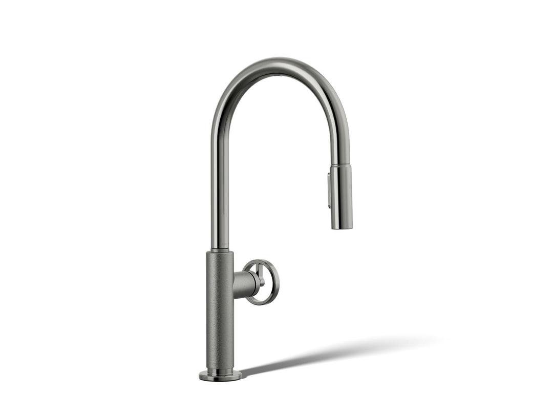 BilletE Touchless pull-down kitchen sink faucet with two-function sprayhead by Kohler