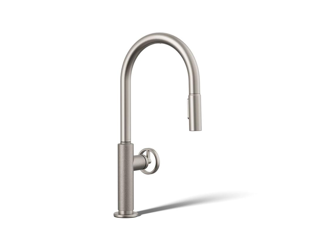BilletE Touchless pull-down kitchen sink faucet with two-function sprayhead by Kohler