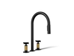 BilletE Pull-down kitchen sink faucet with two-function sprayhead - image 1