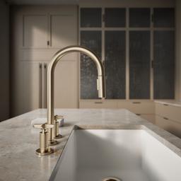 BilletE Pull-down kitchen sink faucet with two-function sprayhead - image 7