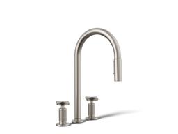 BilletE Pull-down kitchen sink faucet with two-function sprayhead - image 1