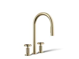 BilletE Pull-down kitchen sink faucet with two-function sprayhead - image 1