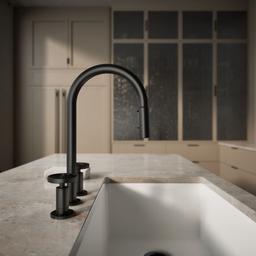 BilletE Pull-down kitchen sink faucet with two-function sprayhead - image 7