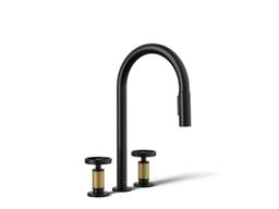 BilletE Pull-down kitchen sink faucet with two-function sprayhead - image 1