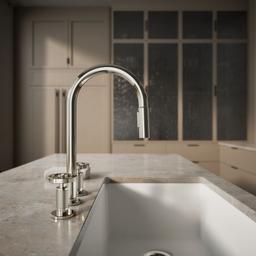 BilletE Pull-down kitchen sink faucet with two-function sprayhead - image 7