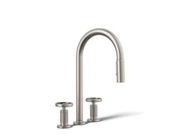 BilletE Pull-down kitchen sink faucet with two-function sprayhead - image 1