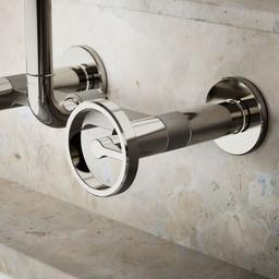 BilletE Two-hole wall-mount bridge kitchen sink faucet - image 5