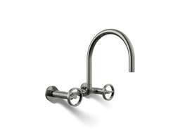 BilletE Two-hole wall-mount bridge kitchen sink faucet - image 1