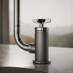 BilletE Single-handle kitchen sink faucet with two-function extended-reach spout and side sprayer - image 5