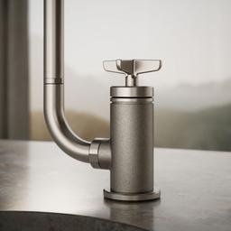 BilletE Single-handle kitchen sink faucet with two-function extended-reach spout and side sprayer - image 5