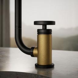 BilletE Single-handle kitchen sink faucet with two-function extended-reach spout and side sprayer - image 5