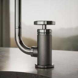 BilletE Single-handle kitchen sink faucet with two-function extended-reach spout and side sprayer - image 5