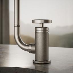 BilletE Single-handle kitchen sink faucet with two-function extended-reach spout and side sprayer - image 5