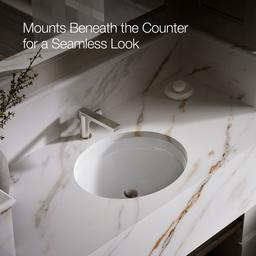 Canvas 19-1/2'' round undermount bathroom sink - image 5