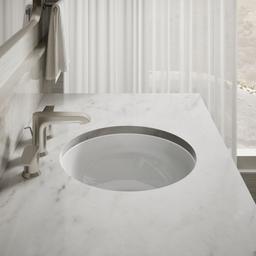 Caxton 16-1/8'' round undermount bathroom sink, no overflow - image 6