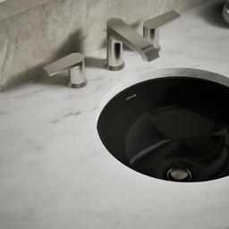 Caxton 16-1/8'' round undermount bathroom sink, no overflow - image 7