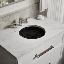 Caxton 16-1/8'' round undermount bathroom sink, no overflow - image 2