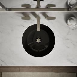 Caxton 16-1/8'' round undermount bathroom sink, no overflow - image 10