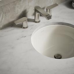 Caxton 16-1/8'' round undermount bathroom sink, no overflow - image 7