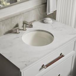 Caxton 16-1/8'' round undermount bathroom sink, no overflow - image 2