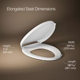 DriftE Tab ReadyLatch Quiet-CloseE elongated toilet seat - image 3