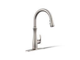 Bellera Touchless pull-down kitchen sink faucet with three-function sprayhead - image 1