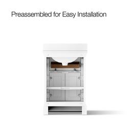 CharlemontE 24'' bathroom vanity cabinet with sink and quartz top - image 10