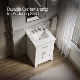 CharlemontE 24'' bathroom vanity cabinet with sink and quartz top - image 11