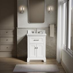 CharlemontE 24'' bathroom vanity cabinet with sink and quartz top - image 2
