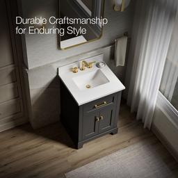 CharlemontE 24'' bathroom vanity cabinet with sink and quartz top - image 11
