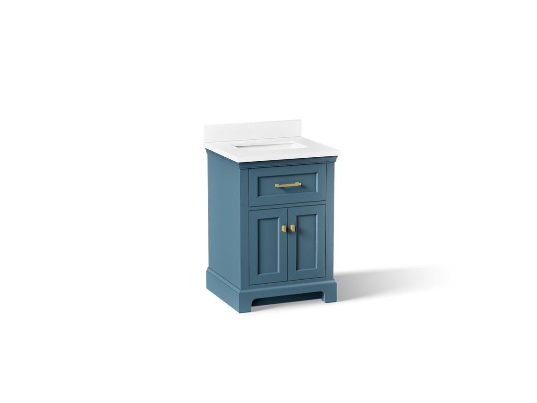 CharlemontE 24'' bathroom vanity cabinet with sink and quartz top by Kohler