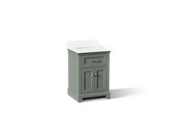 Charlemont 24'' Bathroom Vanity Cabinet With Sink And Quartz Top Umbral Green - image 1