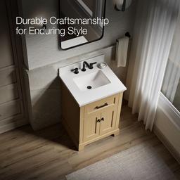 CharlemontE 24'' bathroom vanity cabinet with sink and quartz top - image 11