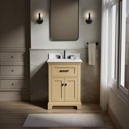 CharlemontE 24'' bathroom vanity cabinet with sink and quartz top - image 2