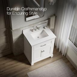 CharlemontE 30'' bathroom vanity cabinet with sink and quartz top - image 11