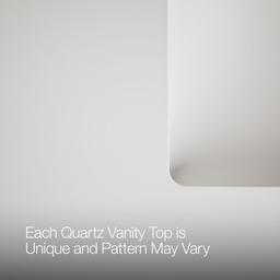 30'' bathroom vanity cabinet with sink and quartz top - image 6